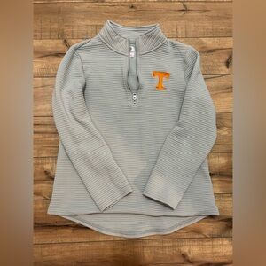 Marley Lilly Tennessee Gray Quarter-Zip Pullover